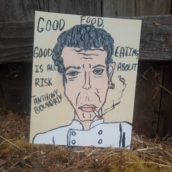 Anthony Bourdain Portrait Painting - Picture 12 of 16